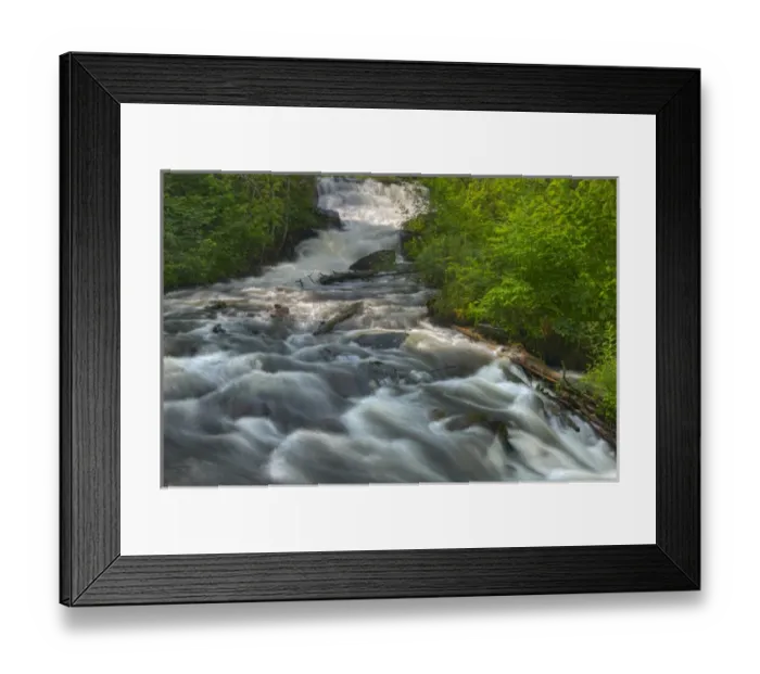 Framed Print : Canada, Ontario, Raleigh Falls. Cascading waterfall in springtime Framed Print : Canada, Ontario, Raleigh Falls. Cascading waterfall in springtime