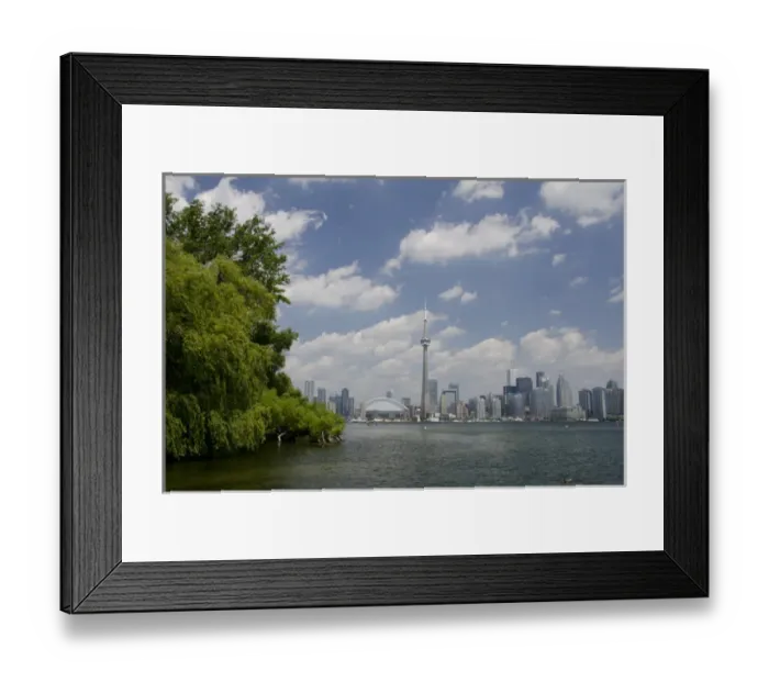 Framed Print : Canada, Ontario, Toronto. Lake Ontario city skyline view of the iconic CN Tower Framed Print : Canada, Ontario, Toronto. Lake Ontario city skyline view of the iconic CN Tower