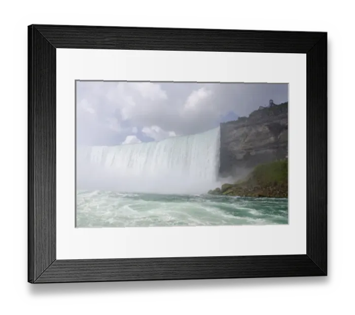 Framed Print : Canada, Ontario, Niagara Falls. Canadian side scenic view of the waterfalls