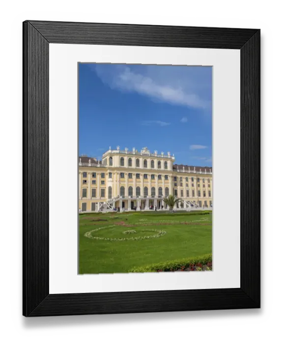 Framed Print : Europe, Austria, Vienna, Schonbrunn Palace, garden Framed Print : Europe, Austria, Vienna, Schonbrunn Palace, garden