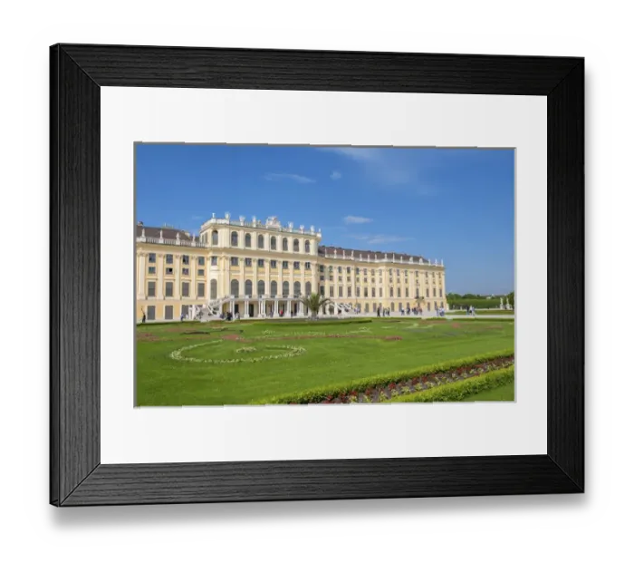 Framed Print : Europe, Austria, Vienna, Schonbrunn Palace, garden Framed Print : Europe, Austria, Vienna, Schonbrunn Palace, garden