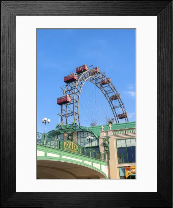 Framed Print : Europe, Austria, Vienna, Prater, amusement park, Ferris Wheel, 3rd Man Framed Print : Europe, Austria, Vienna, Prater, amusement park, Ferris Wheel, 3rd Man