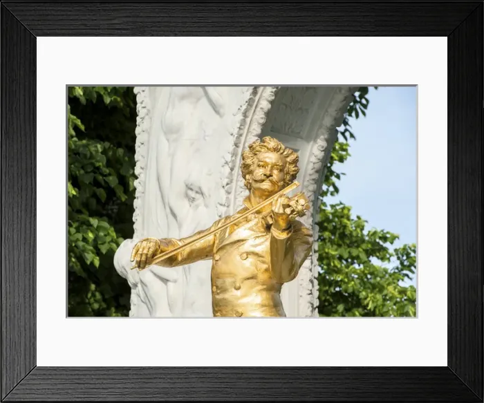 Framed Print : Europe, Austria, Vienna, Stadtpark, Johann Strauss monument Framed Print : Europe, Austria, Vienna, Stadtpark, Johann Strauss monument