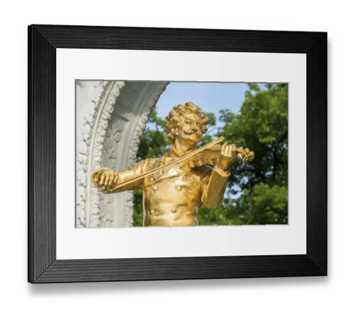 Framed Print : Europe, Austria, Vienna, Stadtpark, Johann Strauss monument Framed Print : Europe, Austria, Vienna, Stadtpark, Johann Strauss monument