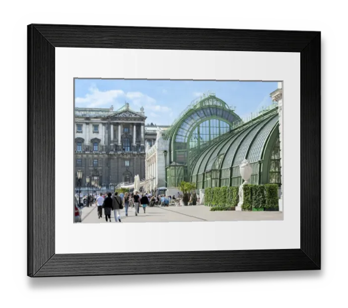 Framed Print : Europe, Austria, Vienna, Hofburg Palace, greenhouse