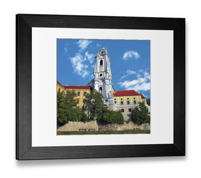 Framed Print : Durnstein, Austria, Wachau Valley, Danube River, Drnstein Monastery Framed Print : Durnstein, Austria, Wachau Valley, Danube River, Drnstein Monastery