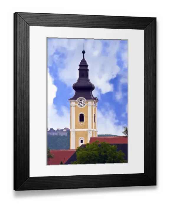 Framed Print : Europe, Austria, Wachau, Stift Gottweig, Mautern church, Krems an der Donau