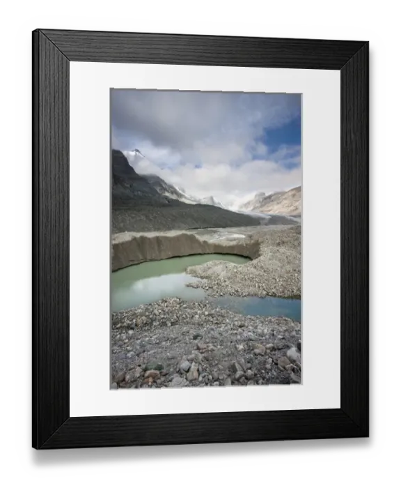 Framed Print : Glacier foreland and desintegration moraine landscape of glacier Pasterze near Grossglockner Framed Print : Glacier foreland and desintegration moraine landscape of glacier Pasterze near Grossglockner