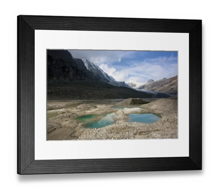 Framed Print : Glacier foreland and desintegration moraine landscape of glacier Pasterze near Grossglockner Framed Print : Glacier foreland and desintegration moraine landscape of glacier Pasterze near Grossglockner