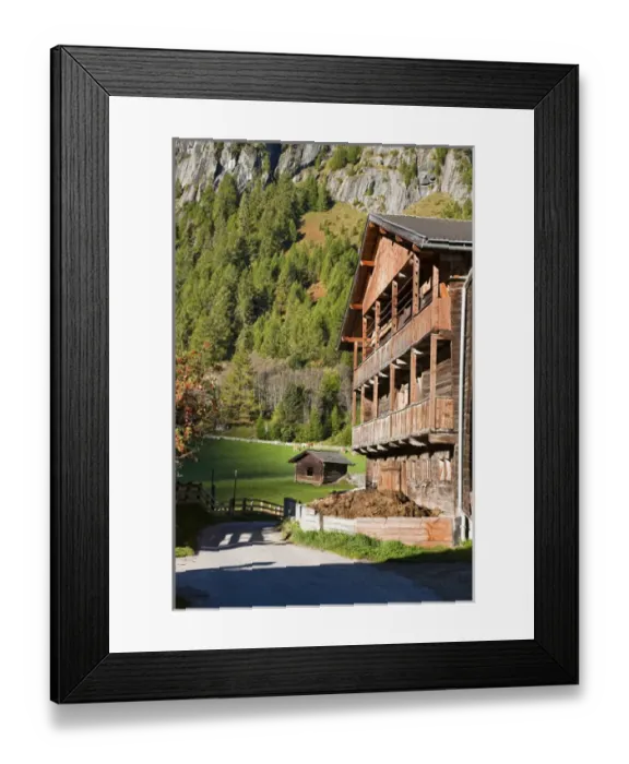 Framed Print : The village Streden in valley Virgental, Tyrol, in early morning Europe, central europe Framed Print : The village Streden in valley Virgental, Tyrol, in early morning Europe, central europe