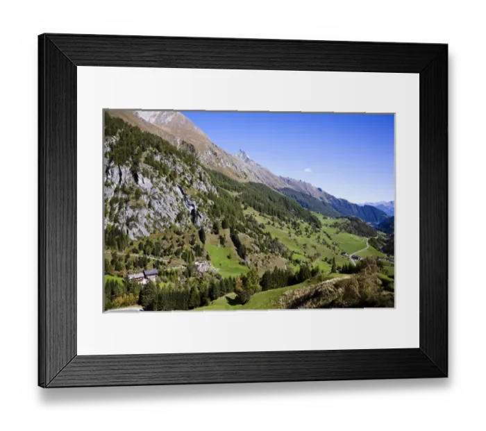 Framed Print : The valley Virgental, Tyrol, seen from village Hinterbichl Europe, central europe Framed Print : The valley Virgental, Tyrol, seen from village Hinterbichl Europe, central europe