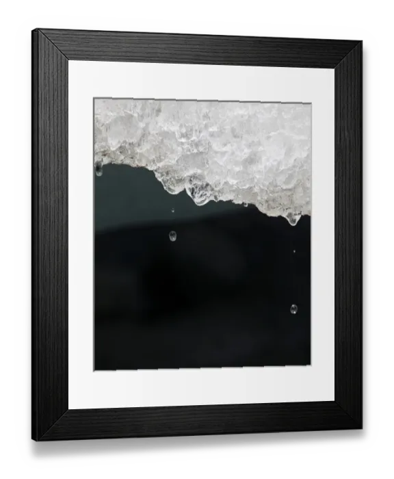 Framed Print : Melting glacier ice in an icecave of the Schlatenkees, which is one of the biggest