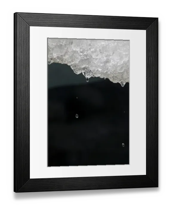 Framed Print : Melting glacier ice in an icecave of the Schlatenkees, which is one of the biggest