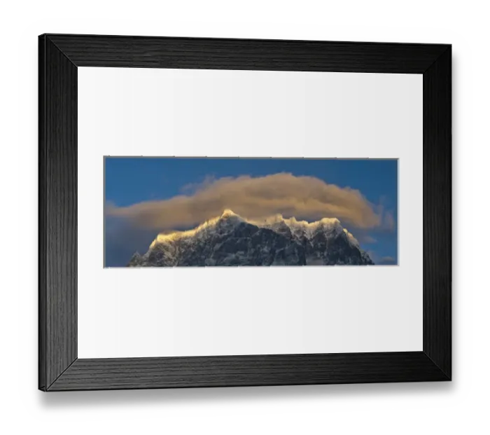 Framed Print : Wetterstein mountain chain with Mt. Zugspitze from Ehrwald, Austria Framed Print : Wetterstein mountain chain with Mt. Zugspitze from Ehrwald, Austria