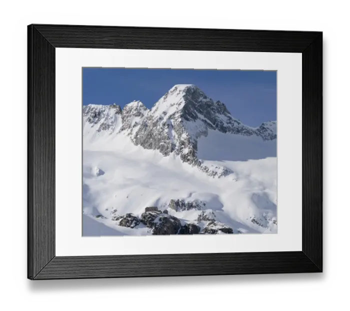 Framed Print : Reichenspitze mountain range ( Zillertertal Alps) in the national Park Hohe Tauern