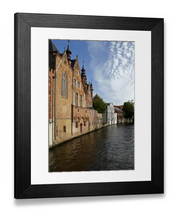 Framed Print : Europe, Belgium, Brugges. Scenic canals of Brugges Framed Print : Europe, Belgium, Brugges. Scenic canals of Brugges
