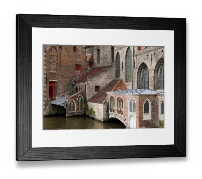Framed Print : Europe, Belgium, Brugges. Scenic canals of Brugges Framed Print : Europe, Belgium, Brugges. Scenic canals of Brugges