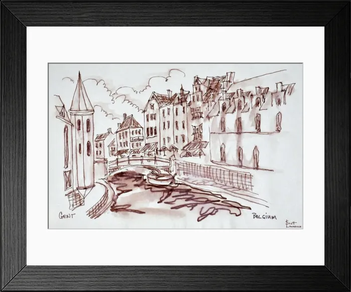 Framed Print : Artwork by Scott Lawrence Framed Print : Artwork by Scott Lawrence