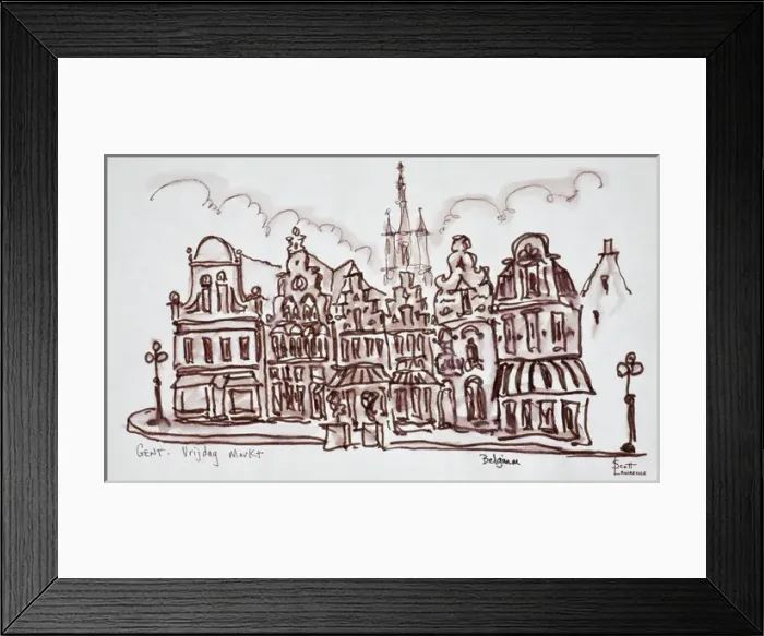 Framed Print : Artwork by Scott Lawrence Framed Print : Artwork by Scott Lawrence