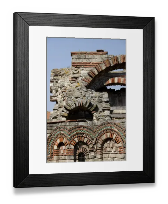 Framed Print : Bulgaria, Nessebur (aka Nessebar or Nesebar). Church of the Archangels Michael & Gabriel