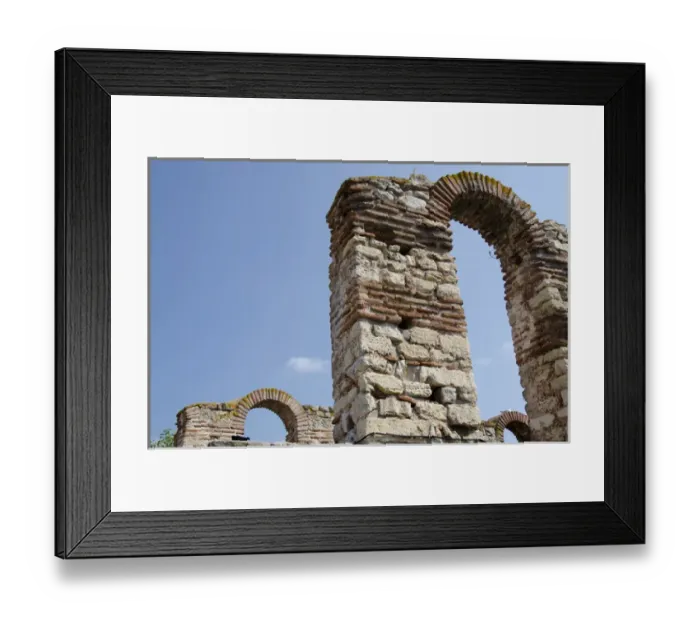 Framed Print : Bulgaria, Nessebur (aka Nessebar). Ruins of St Framed Print : Bulgaria, Nessebur (aka Nessebar). Ruins of St