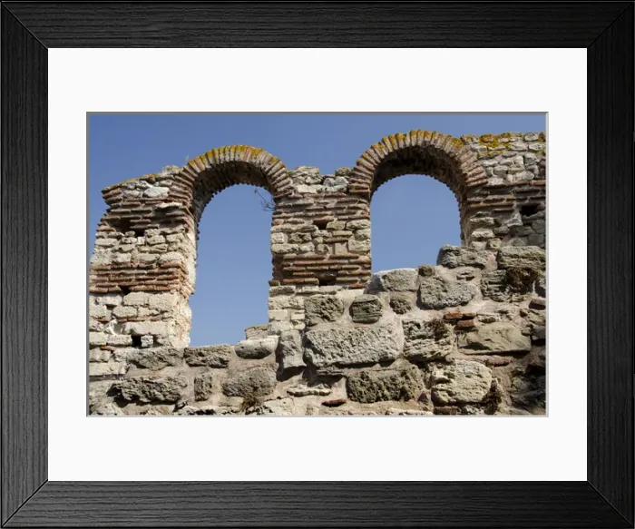 Framed Print : Bulgaria, Nessebur (aka Nessebar). Ruins of St Framed Print : Bulgaria, Nessebur (aka Nessebar). Ruins of St
