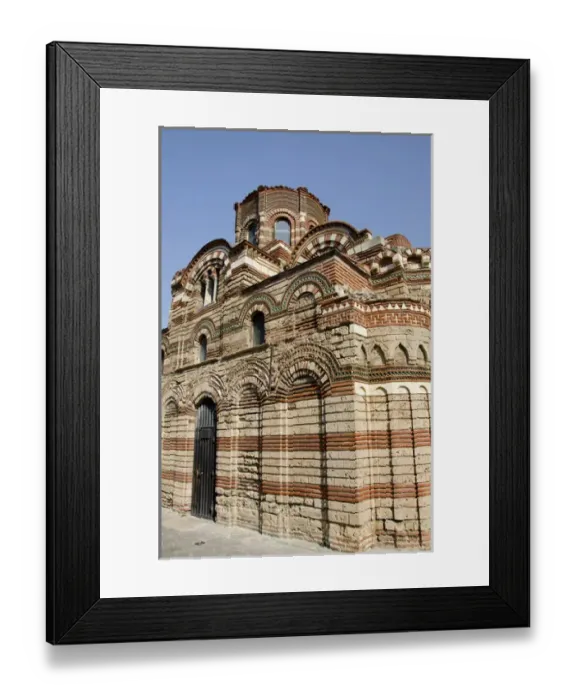 Framed Print : Bulgaria, Nessebur. Christ Pantocrator Church, late 13th-14th century Framed Print : Bulgaria, Nessebur. Christ Pantocrator Church, late 13th-14th century