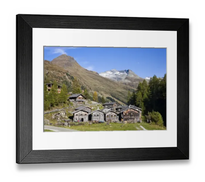Framed Print : The alp Aussergschloess in East Tyrol, national park Hohe Tauern Europe, central europe Framed Print : The alp Aussergschloess in East Tyrol, national park Hohe Tauern Europe, central europe