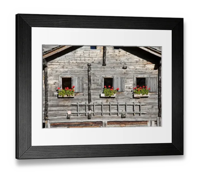 Framed Print : The alp Aussergschloess in East Tyrol, national park Hohe Tauern Europe, central europe