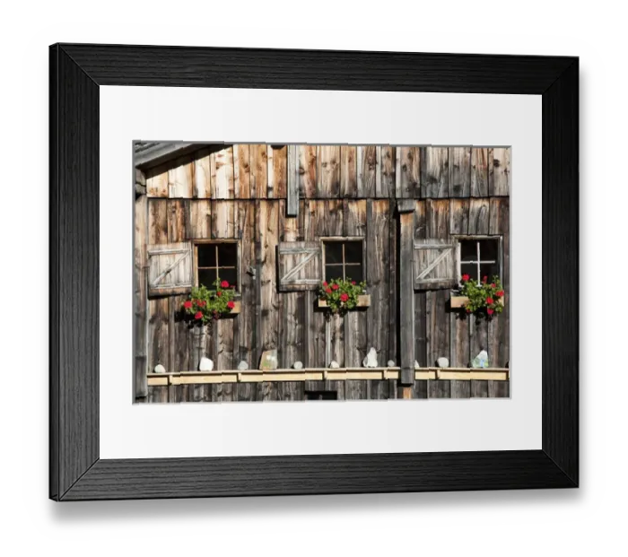 Framed Print : The alp Aussergschloess in East Tyrol, national park Hohe Tauern Europe, central europe