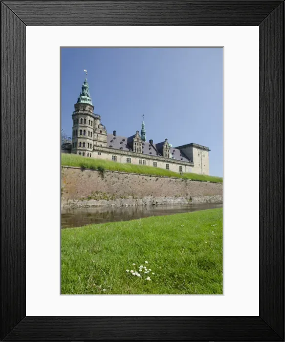 Framed Print : Denmark, Helsingoer. Kronborg Castle (aka Kronborg Slot). UNESCO World Heritage Site