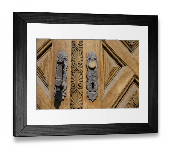 Framed Print : Denmark, Helsingoer. Ornate wooden door of the Helsingoer Kommune Radhus building Framed Print : Denmark, Helsingoer. Ornate wooden door of the Helsingoer Kommune Radhus building