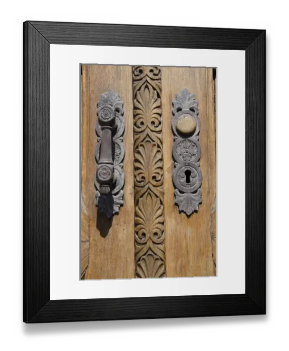 Framed Print : Denmark, Helsingoer. Ornate wooden door of the Helsingoer Kommune Radhus building Framed Print : Denmark, Helsingoer. Ornate wooden door of the Helsingoer Kommune Radhus building