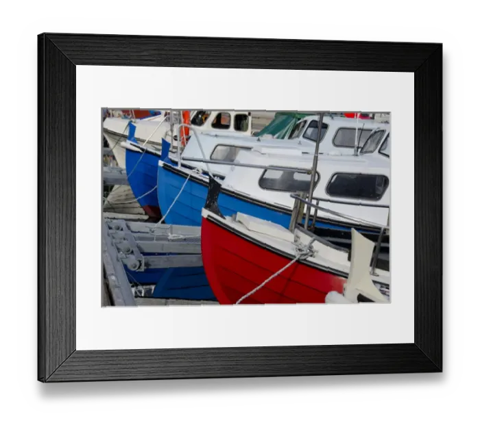 Framed Print : Kingdom of Denmark, North Atlantic, Faroe Islands (aka Foroyar). Capital and port city of Torshavn