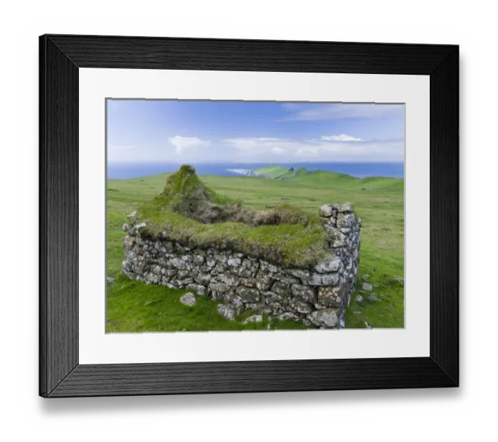 Framed Print : The island Mykines, part of the Faroe Islands in the North Atlantic. Europe, Northern Europe Framed Print : The island Mykines, part of the Faroe Islands in the North Atlantic. Europe, Northern Europe
