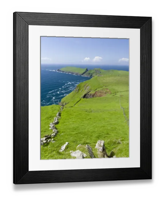 Framed Print : The island Mykines, part of the Faroe Islands in the North Atlantic. Europe, Northern Europe Framed Print : The island Mykines, part of the Faroe Islands in the North Atlantic. Europe, Northern Europe