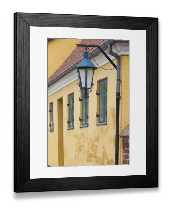 Framed Print : Denmark, Zealand, Soro, traditional Danish houses, Sogade street Framed Print : Denmark, Zealand, Soro, traditional Danish houses, Sogade street