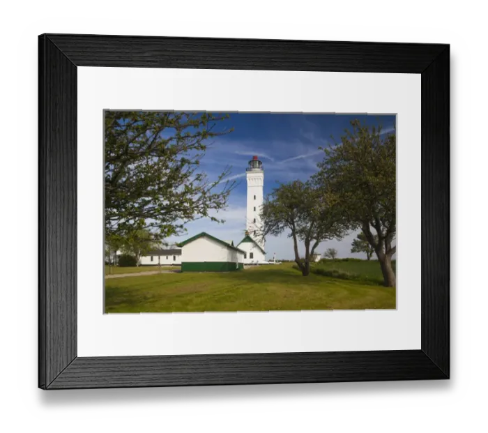 Framed Print : Denmark, Langeland, Bagenkop, Keldsnor Fyr lighthouse Framed Print : Denmark, Langeland, Bagenkop, Keldsnor Fyr lighthouse