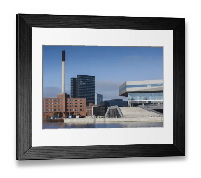 Framed Print : Denmark, Jutland, Aarhus, waterfront Aarhus City Library Framed Print : Denmark, Jutland, Aarhus, waterfront Aarhus City Library