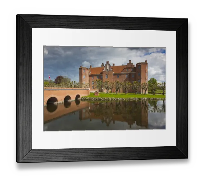 Framed Print : Denmark, Jutland, Auning, Gammel Estrup manor house, exterior Framed Print : Denmark, Jutland, Auning, Gammel Estrup manor house, exterior