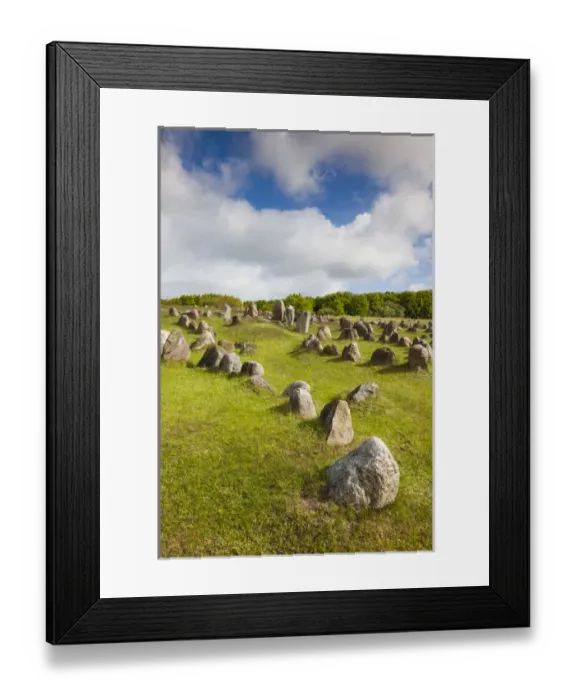 Framed Print : Denmark, Jutland, Aalborg-Lindholm, Lindholm Hoje, Viking Burial Ground Framed Print : Denmark, Jutland, Aalborg-Lindholm, Lindholm Hoje, Viking Burial Ground