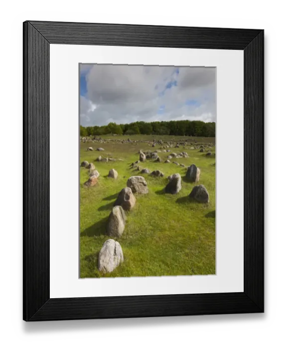 Framed Print : Denmark, Jutland, Aalborg-Lindholm, Lindholm Hoje, Viking Burial Ground Framed Print : Denmark, Jutland, Aalborg-Lindholm, Lindholm Hoje, Viking Burial Ground
