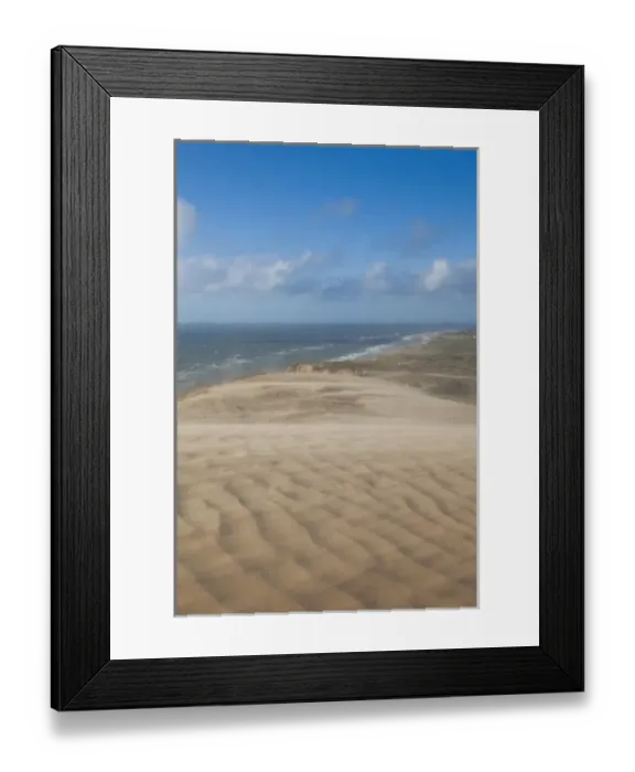 Framed Print : Denmark, Jutland, Lonstrup, Rudbjerg Knude Fyr Lighthouse, slowly being eroded into Framed Print : Denmark, Jutland, Lonstrup, Rudbjerg Knude Fyr Lighthouse, slowly being eroded into