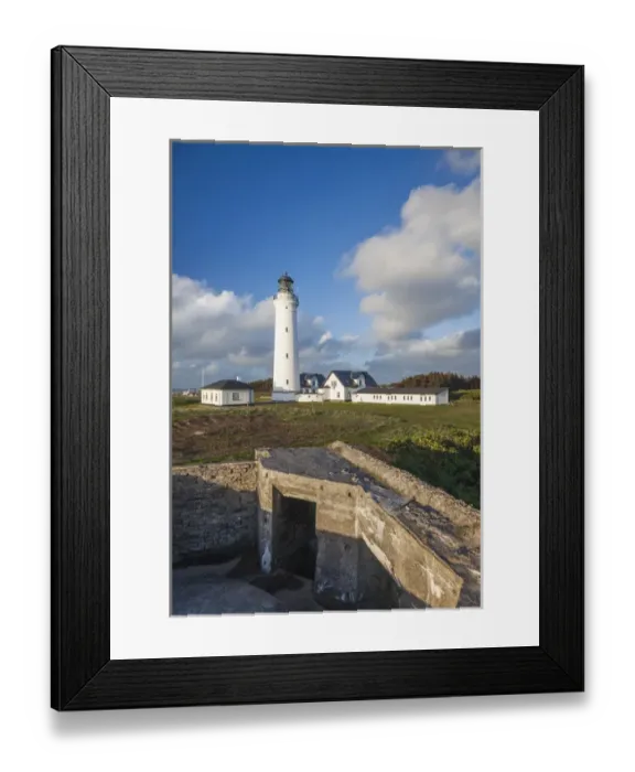 Framed Print : Denmark, Jutland, Hirtshals, Hirtshals Fyr Lighthouse, late afternoon Framed Print : Denmark, Jutland, Hirtshals, Hirtshals Fyr Lighthouse, late afternoon