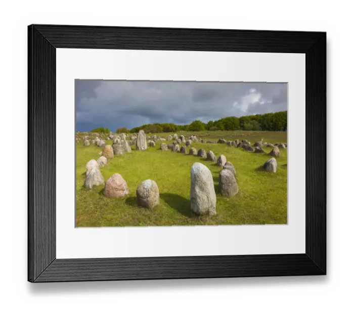 Framed Print : Denmark, Jutland, Aalborg-Lindholm, Lindholm Hoje, Viking Burial Ground Framed Print : Denmark, Jutland, Aalborg-Lindholm, Lindholm Hoje, Viking Burial Ground