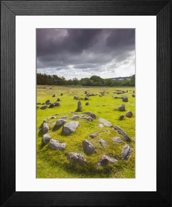 Framed Print : Denmark, Jutland, Aalborg-Lindholm, Lindholm Hoje, Viking Burial Ground Framed Print : Denmark, Jutland, Aalborg-Lindholm, Lindholm Hoje, Viking Burial Ground