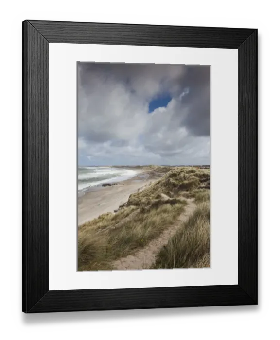 Framed Print : Denmark, Jutland, Klitmoller, windsurfing capital of Denmark, beachfront on the Skagerrak Framed Print : Denmark, Jutland, Klitmoller, windsurfing capital of Denmark, beachfront on the Skagerrak
