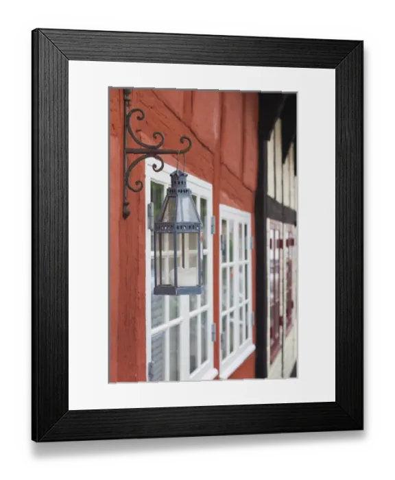 Framed Print : Denmark, Jutland, Ribe, building detail Framed Print : Denmark, Jutland, Ribe, building detail