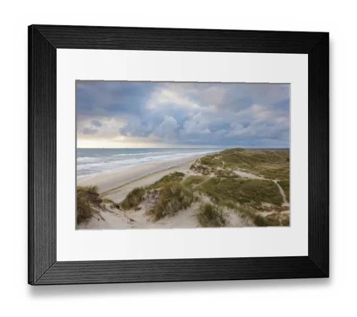 Framed Print : Denmark, Jutland, Danish Riviera, Hvide Sande, coastal dunes, dusk Framed Print : Denmark, Jutland, Danish Riviera, Hvide Sande, coastal dunes, dusk