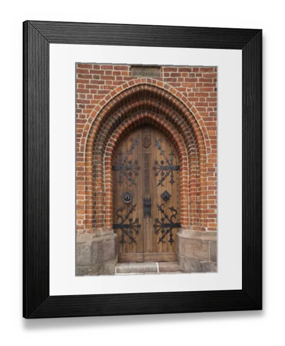 Framed Print : Denmark, Jutland, Ribe, town hall Framed Print : Denmark, Jutland, Ribe, town hall